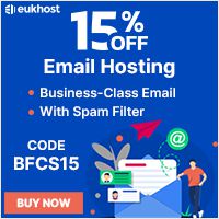 15% Off Email Hosting