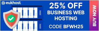 25% OFF Business Web Hosting