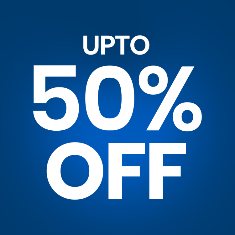 Upto 50% off