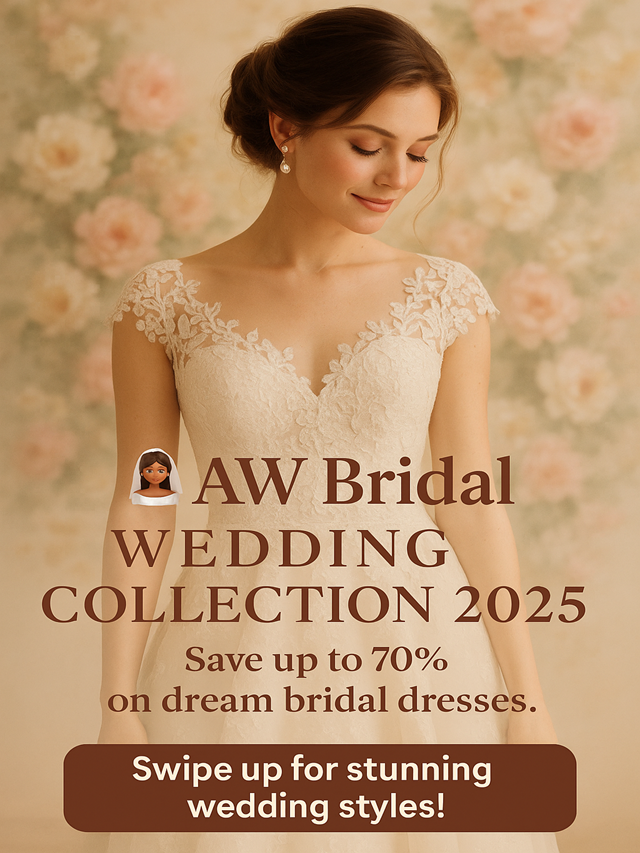 AW Bridal Wedding Styles & Discounts 2025
