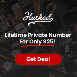 Hushed lifetime phone offer