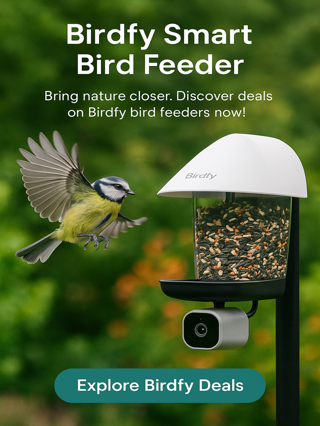 Birdfy Smart Bird Feeder: Garden Bird Watching Delight