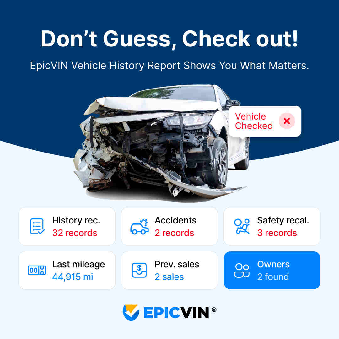 EpicVIN Vehicle History Report
